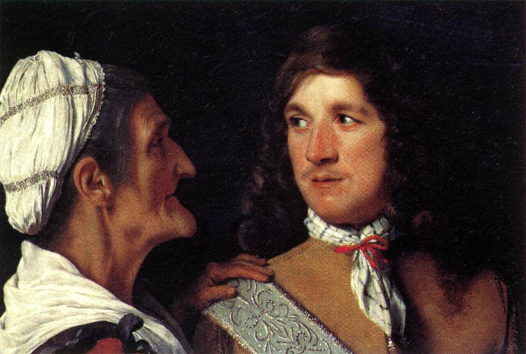 Young Man and the Procuress r